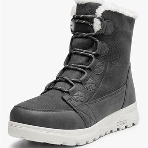 DREAM PAIRS Women's Winter Snow Boots Lace Up Warm Comfortable Size 11